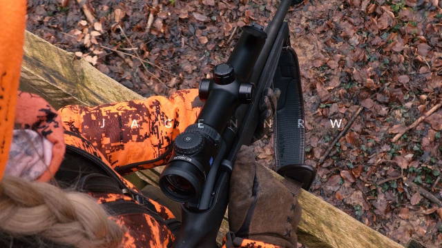 Januar Drückjagd mit Janine