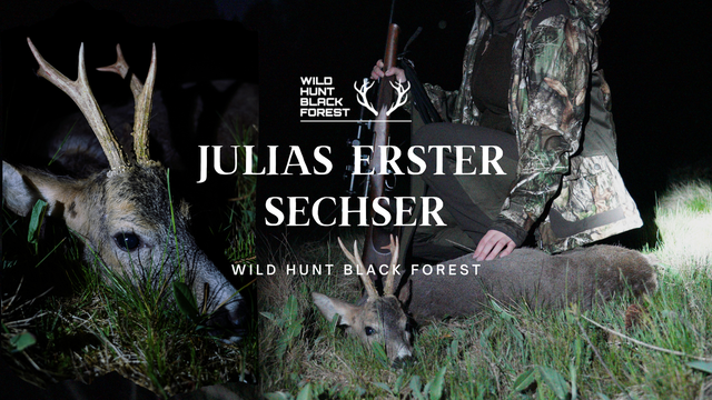 Julias erster Sechser - Bockjagd im Mai 2020