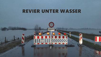 Das Revier unter Hochwasser