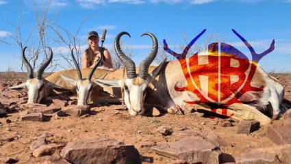 Reduktionsjagd auf Springböcke und Oryx