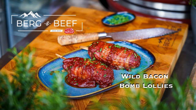Wilde Bacon Bomb Lollies mit einer selbstgemachten BBQ Sauce
