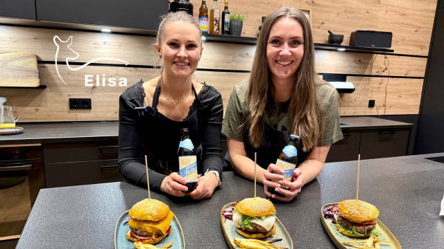 Drei wilde Burger