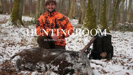 Frischling im Schneesturm 