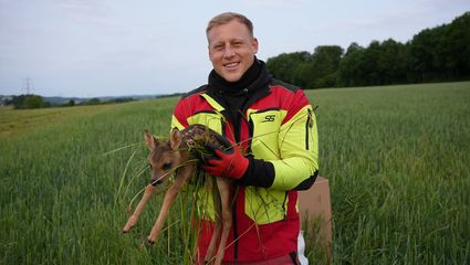 Mobile Kitze machen es uns wirklich nicht leicht! Kitzrettung 2026 