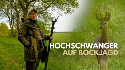 Hochschwanger auf Jagd mit Lina