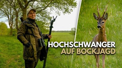 Hochschwanger auf Jagd mit Lina