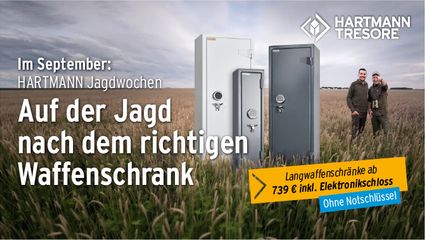 Die Jagd ist eröffnet: Die HARTMANN TRESORE Jagdwochen sind gestartet!