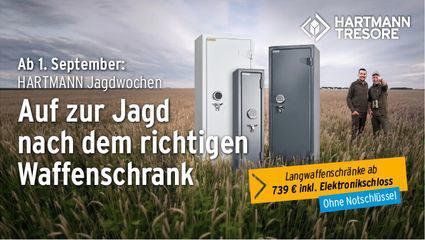 Ab 1. September: Jagdwochen bei HARTMANN 