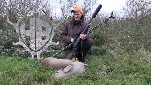 mit dem Jungjäger auf Rehwildpirsch 