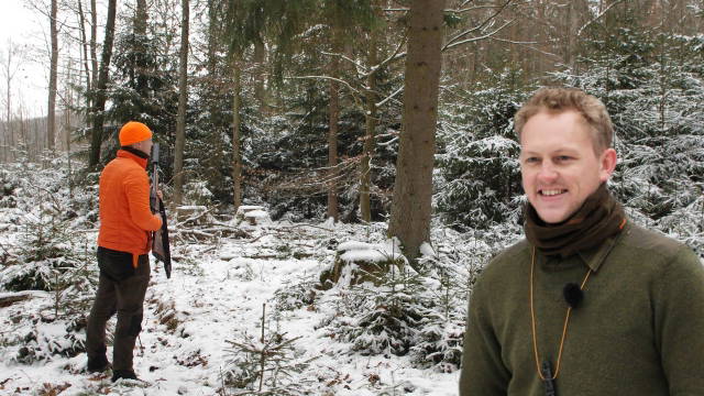Drückjagd im zauberhaften Winterwald mit Felix Kuwert